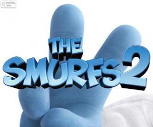 yapboz Logo filmi Şirinler 2, The Smurfs 2